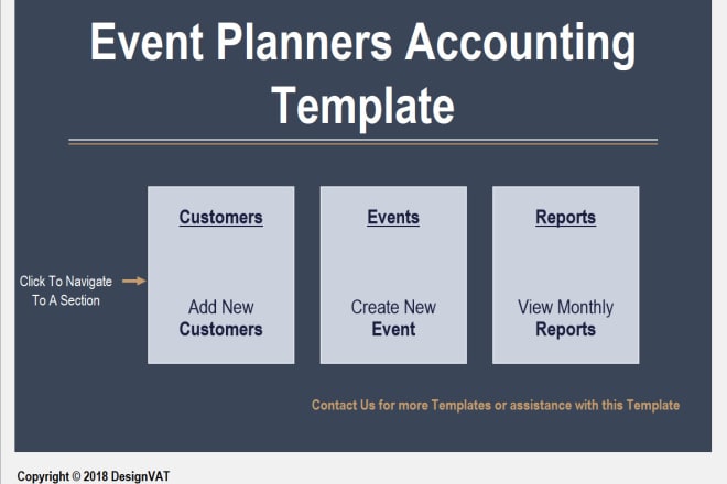 I will design an event planning calendar spreadsheet