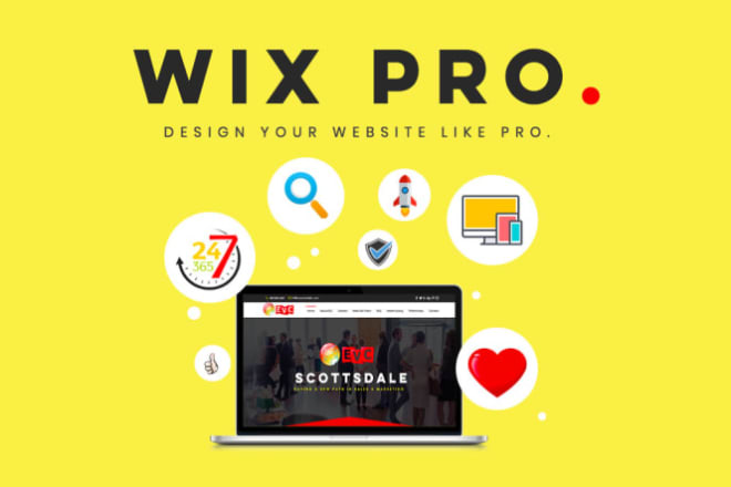 I will design and redesign wix website