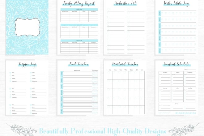 I will design any printable or digital planner, calendar and more