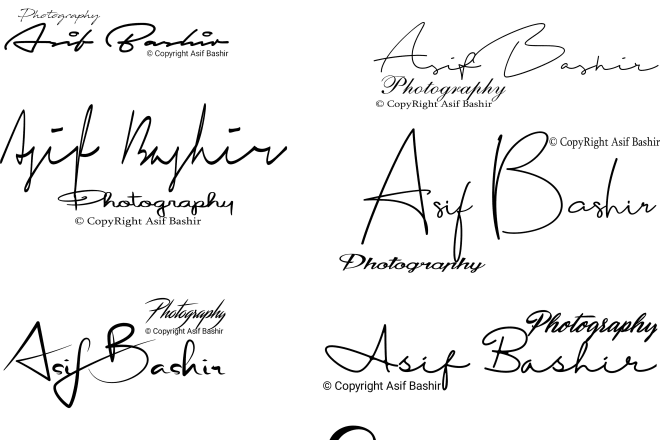 I will design best professional custom photography logo