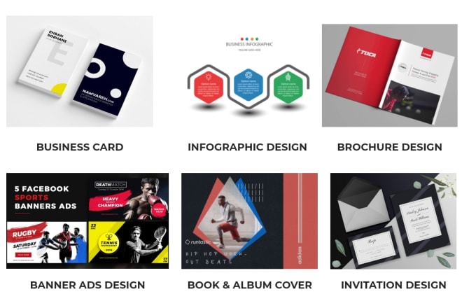I will design business card infographic brochure flyer presentation