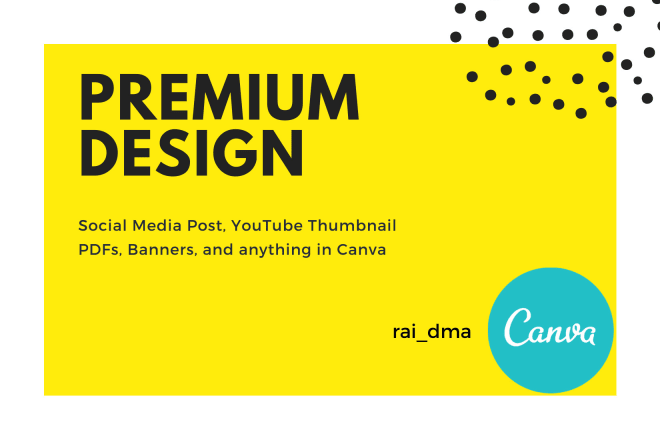 I will design canva template for social media posts and youtube thumbnails
