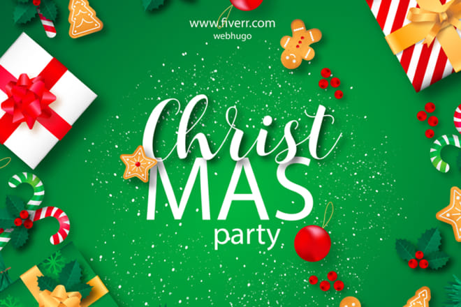 I will design christmas party flyers and invitations