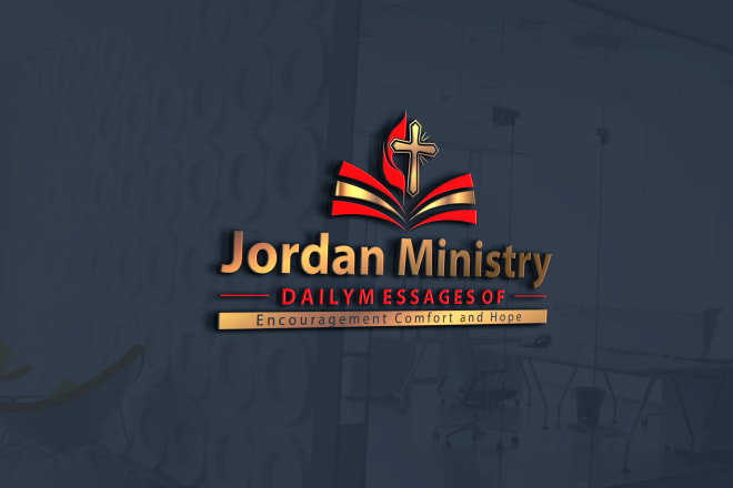 I will design church, ministry, religious,shield logo with branding