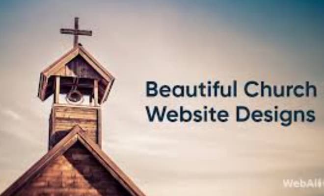 I will design church website live with live streaming and donation function