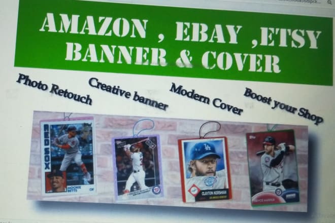 I will design cover photo, icon, logo or product banner for etsy, ebay, amazon