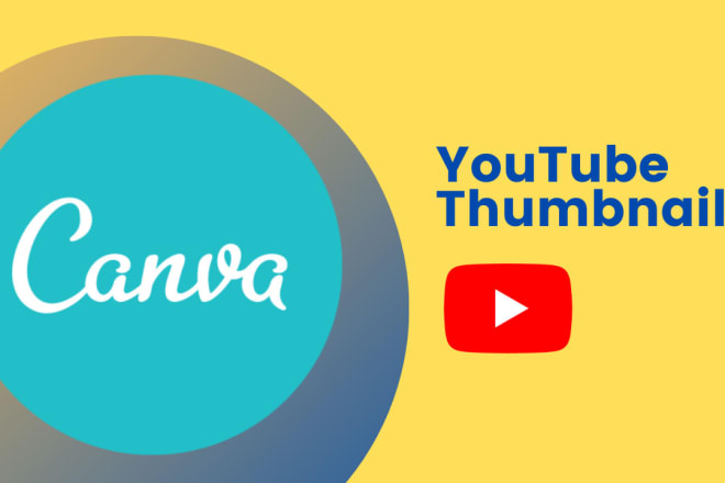 I will design creative youtube thumbnails using canva
