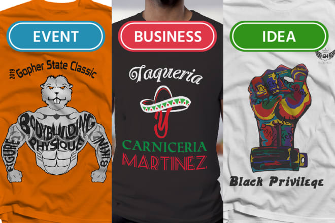 I will design custom t shirt or idea base t shirt