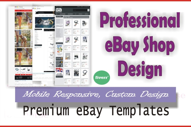 I will design ebay store, listing template, ebay shop design