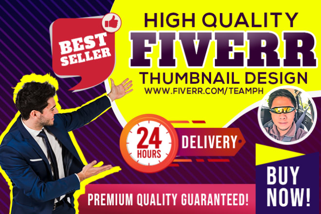 I will design fiverr gig image picture, thumbnail cover photo