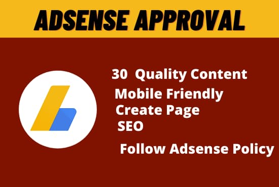 I will design google adsense approval niche website