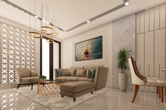 I will design high end architectural interiors and lumion animation