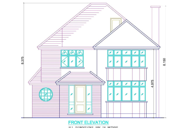 I will design house plan for you in 24 hours