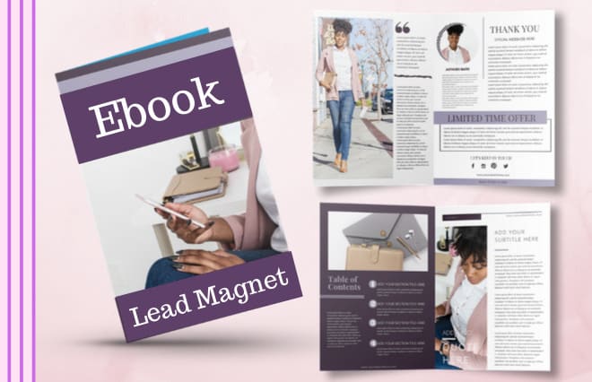 I will design lead magnets, ebooks, workbooks, and PDF documents