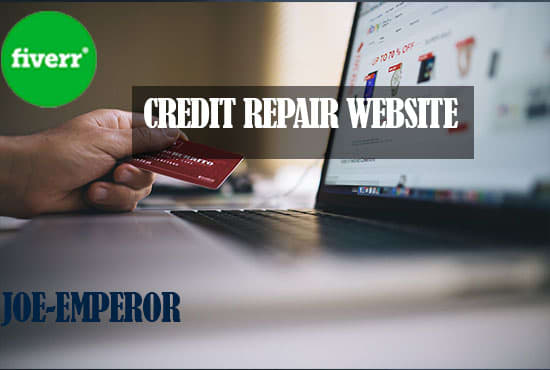 I will design logo, credit repair website by weebly, loan tax website