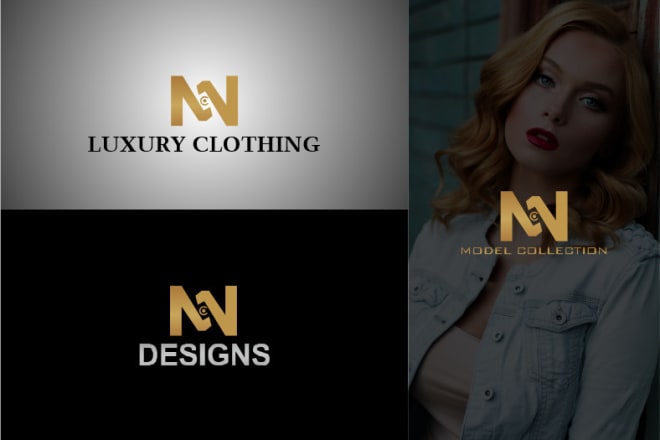 I will design luxury monogram clothing logo, initial fashion brand