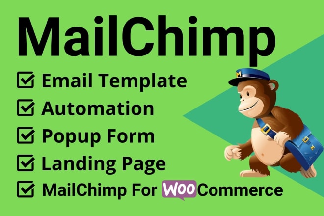 I will design mailchimp email template, popup form, and automation
