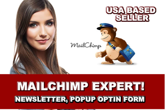 I will design mailchimp newsletter template and popup optin form