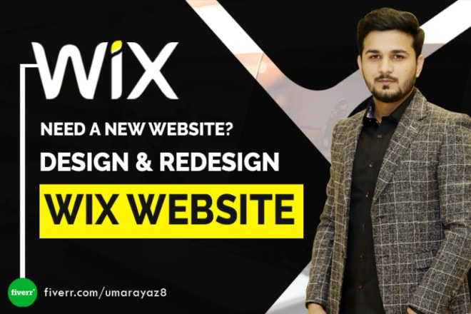 I will design, migrate or redesign wix website