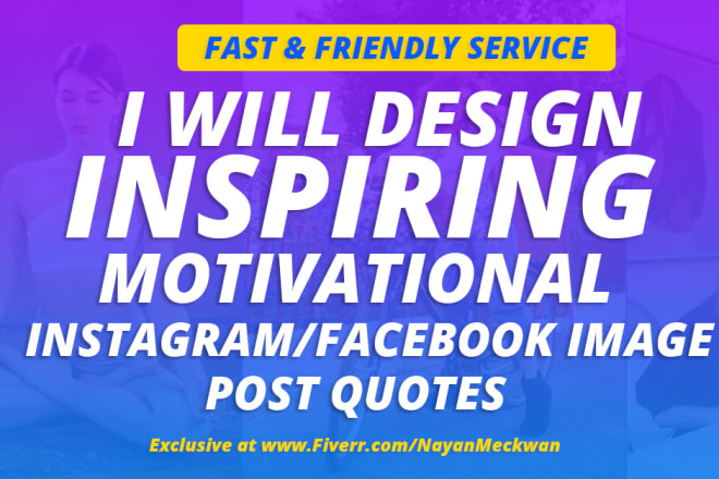 I will design motivational quote graphics for social media