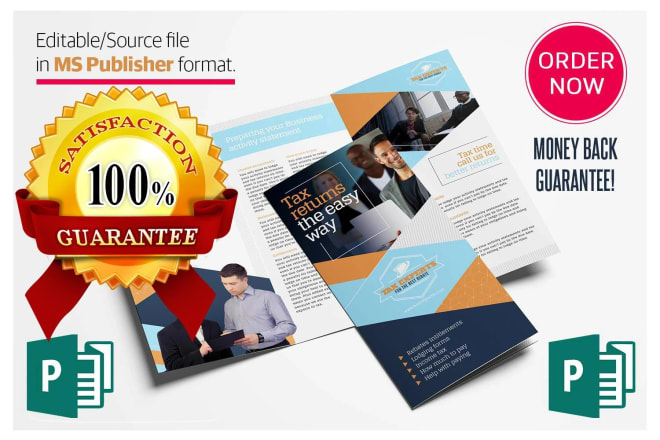 I will design ms publisher brochure bi or tri fold and flyer