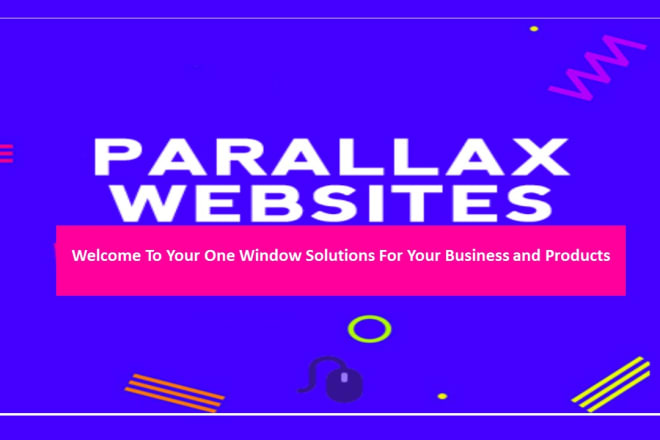 I will design one pager landing or parallax website in 24 hours