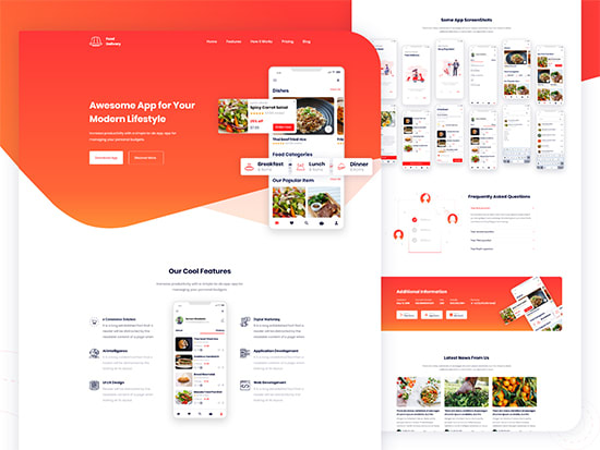 I will design photoshop psd figma UI UX for website template, landing page, mobile app