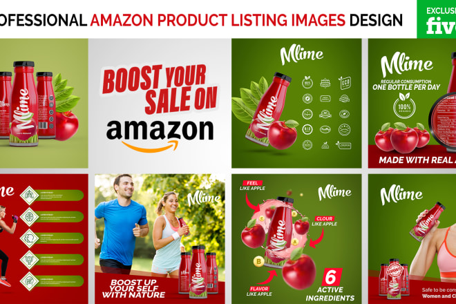 I will design premium quality amazon product listing images