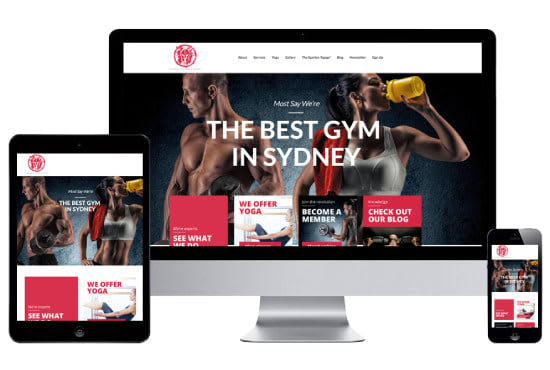 I will design professional and attractive fitness, gym, workout website