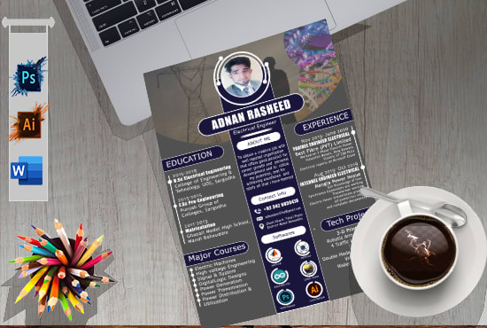 I will design professional resume design, templates, cover letters