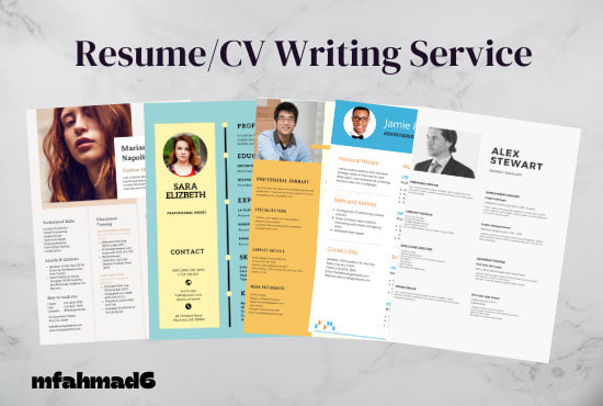 I will design professional resume, rewrite CV, and cover letter