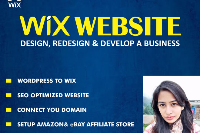 I will design, redesign and update a wix website professionally