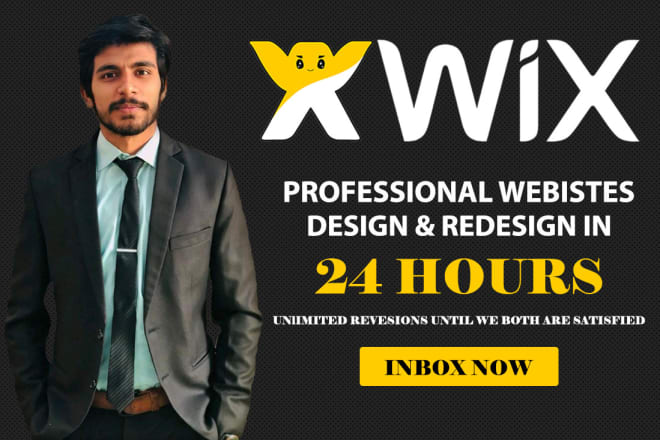 I will design, redesign or update your wix website
