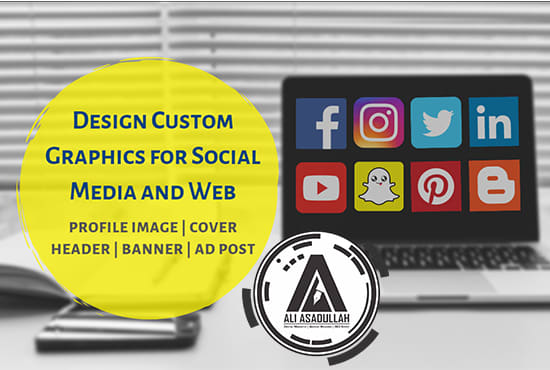 I will design viral custom graphics for social media and website