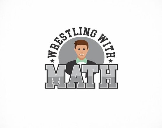 I will design wrestling with math logo in 1 day