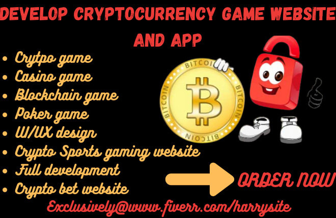 I will develop a crypto game mobile app, crypto game website, game development