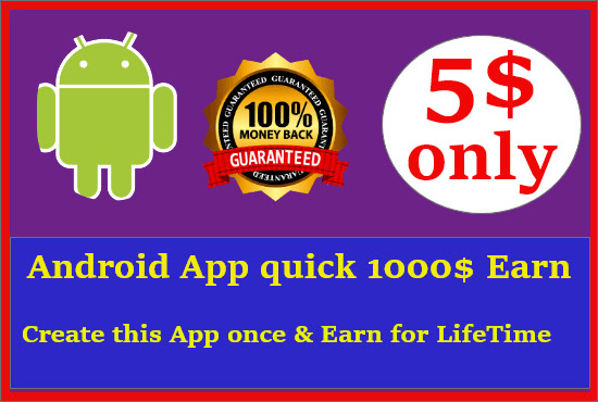 I will develop an android app or will be your android app developer