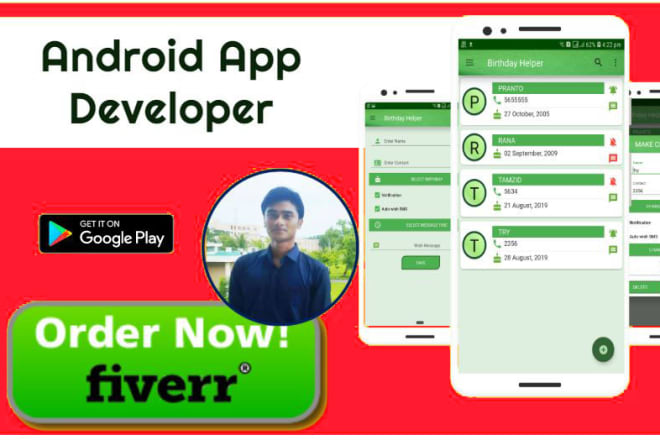 I will develop custom native android app using android app studio