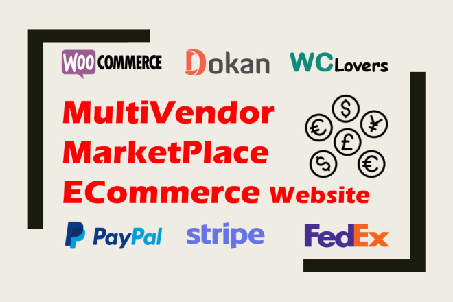 I will develop multi vendor ecommerce marketplace website