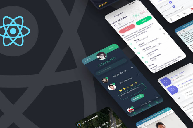 I will develop react native mobile applications for android and IOS