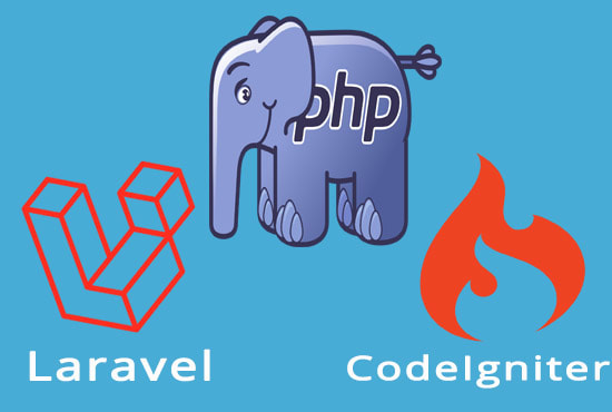 I will develop website using php, codeigniter and laravel