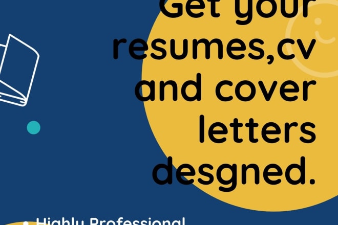 I will develop your cover letter resume and CV