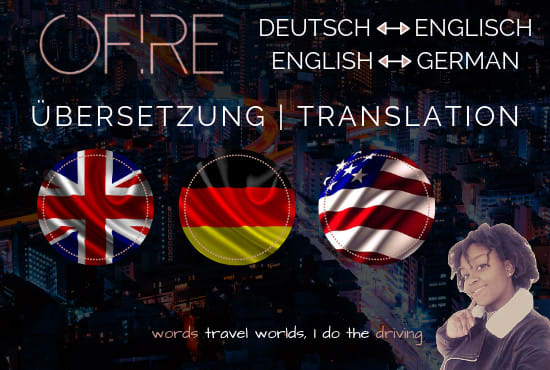 I will do a quality native english to german to english translation