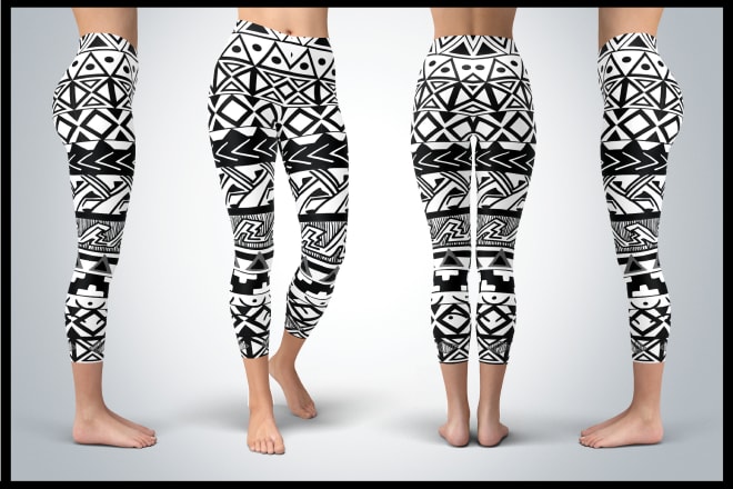 I will do african pattern,mandala,custom,hawai,yoga leggings design