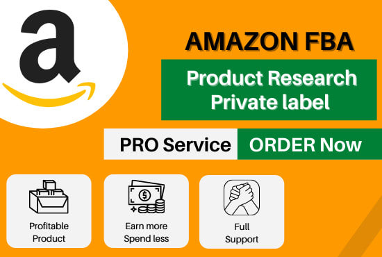 I will do amazon fba product research for amazon private label