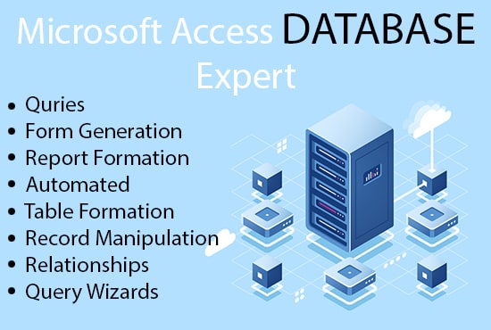 I will do any job related to microsoft access database