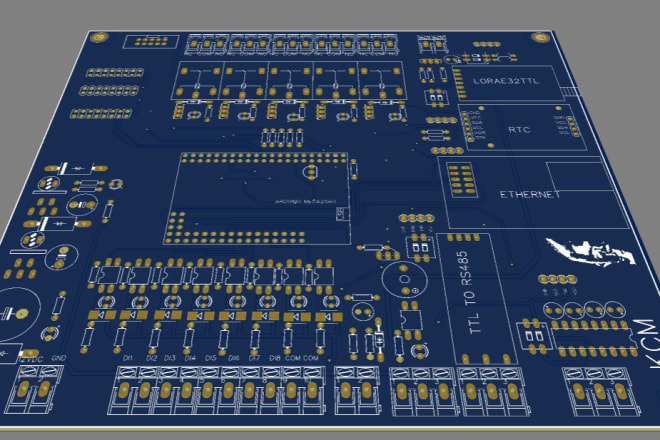 I will do any pcb design and circuit electronic in eagle