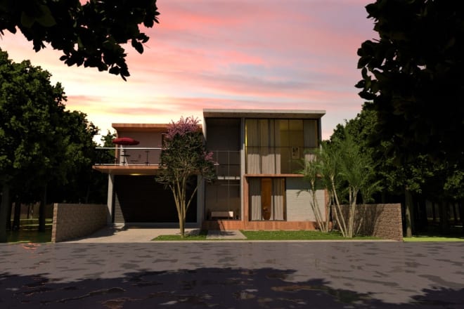 I will do architectural sketchup 3d modeling and vray rendering