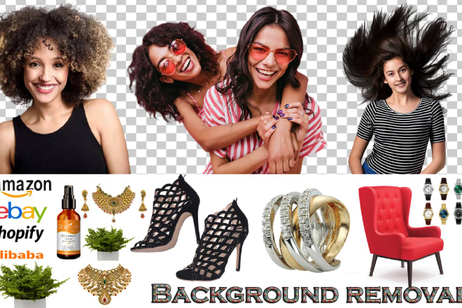 I will do background remove and removal 1 to 200 image cutout