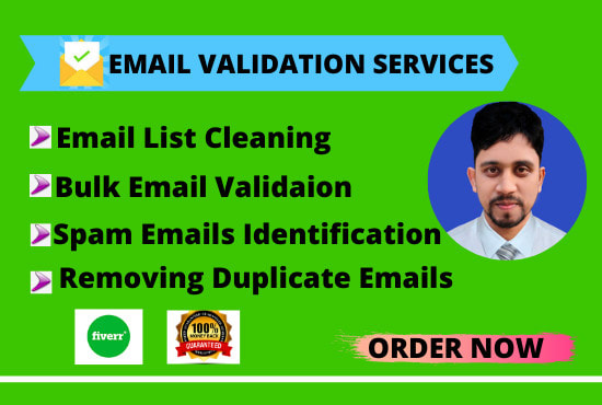 I will do bulk email validation, verification and email list cleaning service